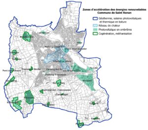 Zones accélération ENR - cartographie Saint Renan